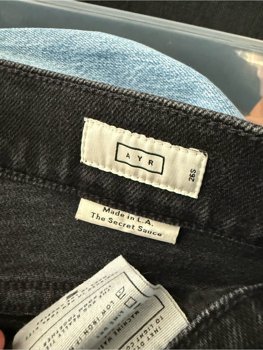 AYR The Secret Sauce jeans 26SHORT